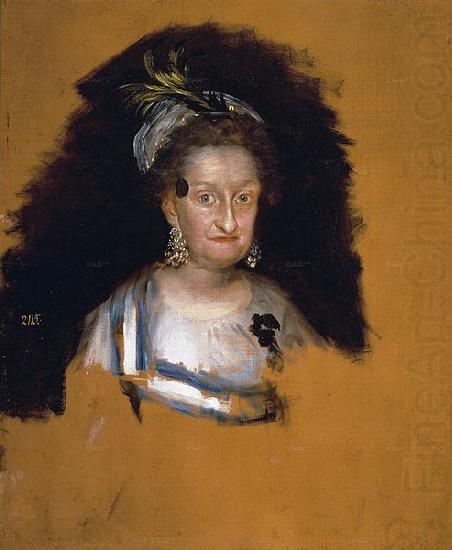 hermana de Carlos III, Francisco de Goya